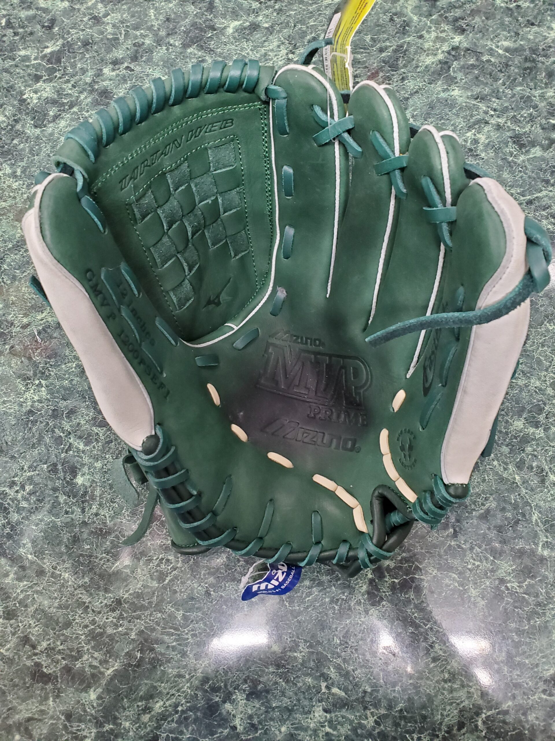 New Mizuno MVP Prime GMVP 1200PSEF1 Green/White Fastpitch Right