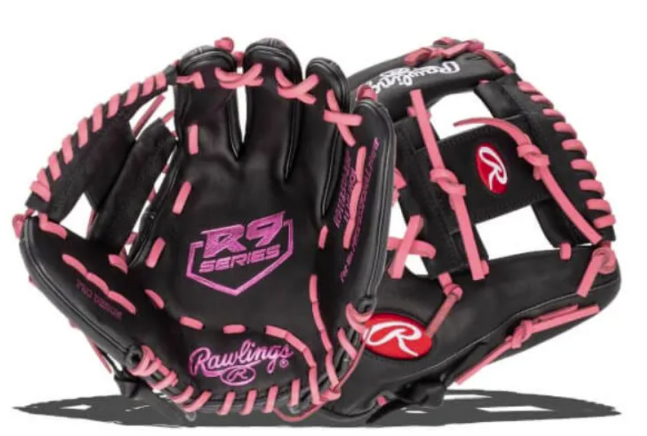New Rawlings R9 Contour 11.25" Baseball Glove: R91125U-2BP